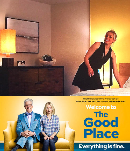 Sky Whitman painting featured on NBC comedy series "The Good Place"