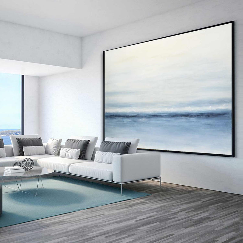 Cool Blue coastal Painting