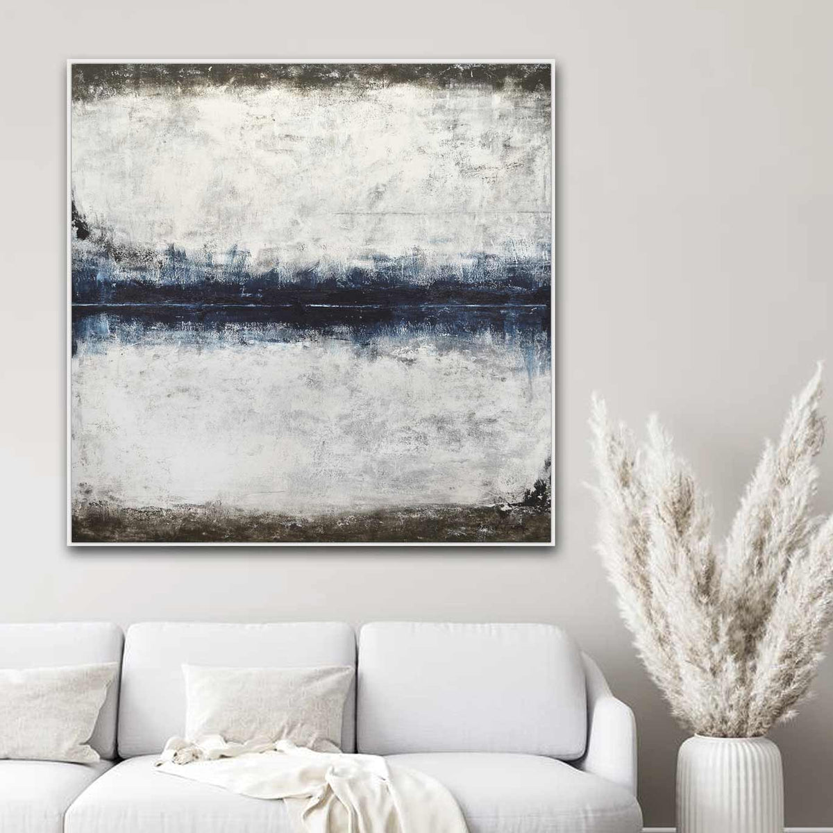 Modern Contemporary Painting above couch