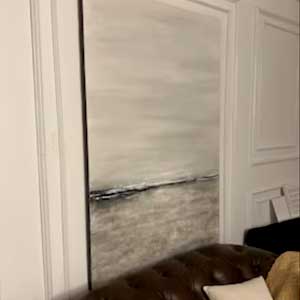 large vertical custom painting