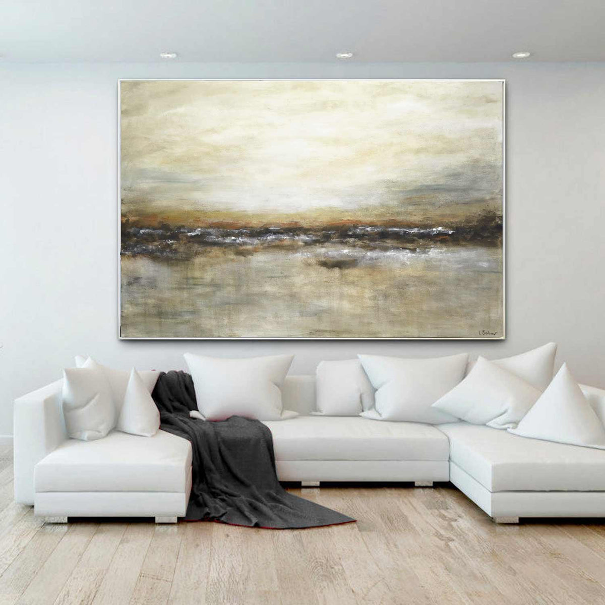 earth tones modern artwork