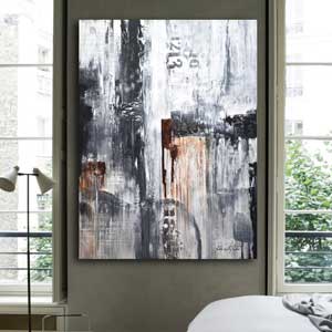 richter style painting one of a kind