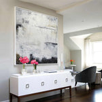 Hand Painted Contemporary Framed Art