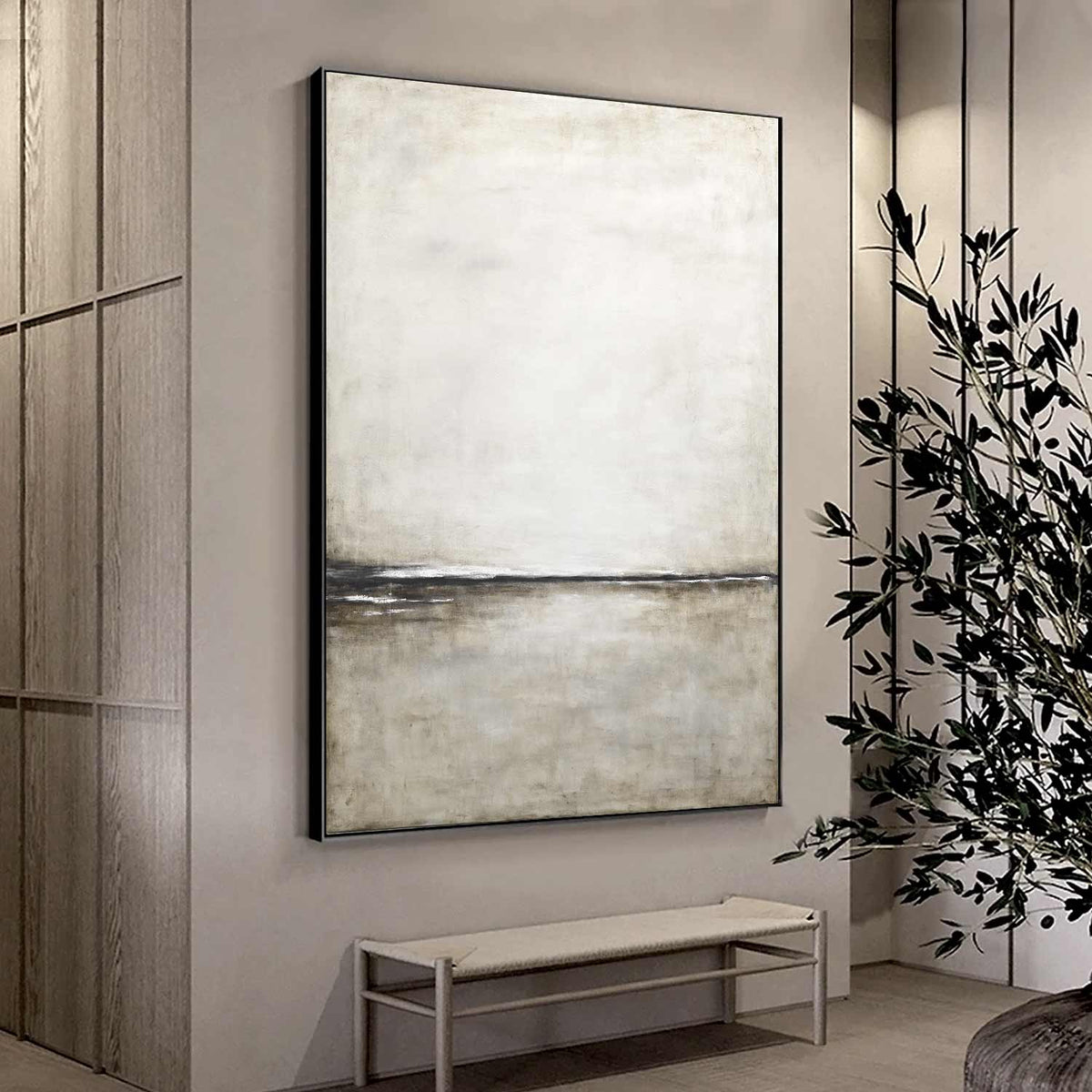 Minimalist Painting For Living Room Calm Art On Canvas