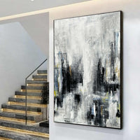 abstract urban original painting