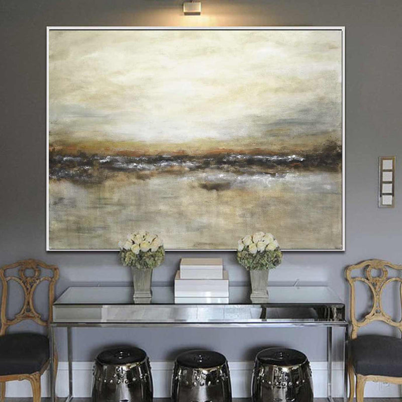 horizontal painting wall art oversized