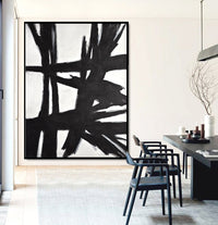 large black and white painting sky whitman