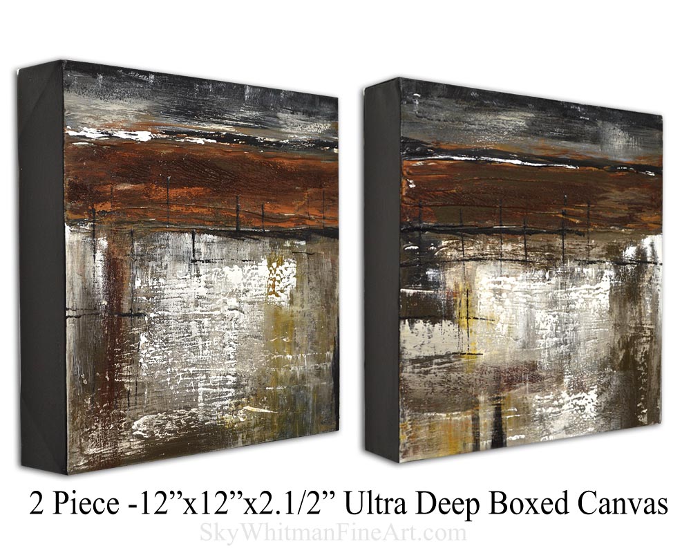 large abstract paintings 12x12