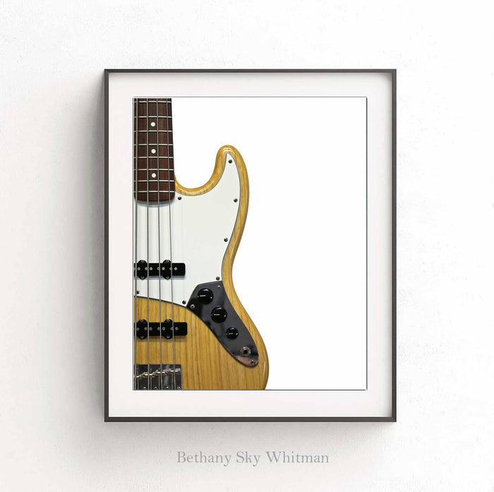 jazz bass digital print