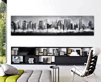 panoramic painting 20x84 city